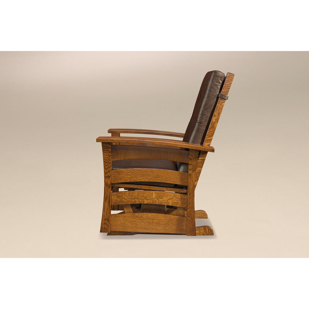 QW Amish Barrington Glider and Ottoman