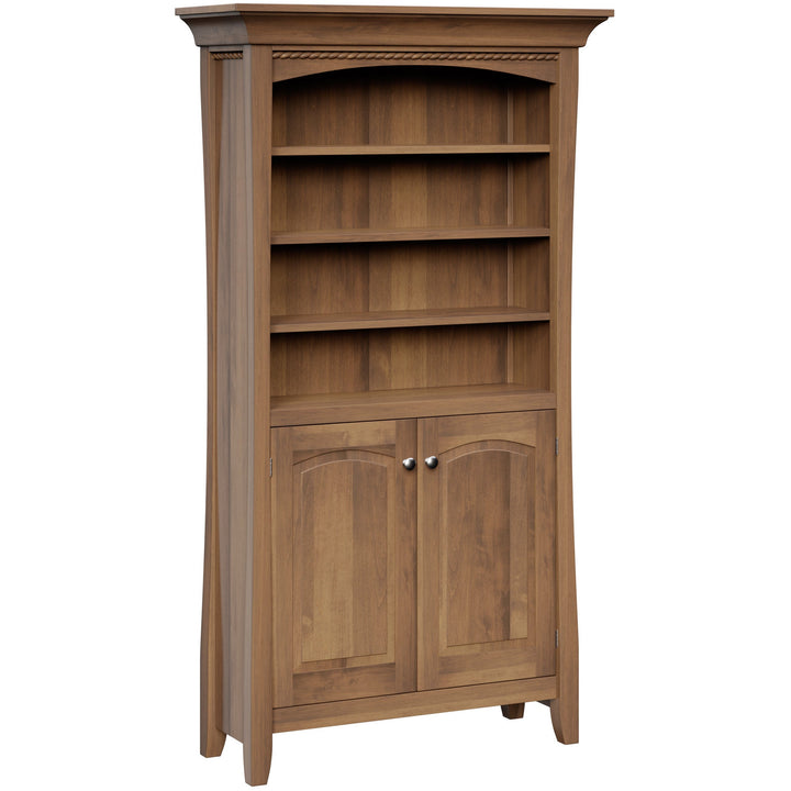 QW Amish Berkley Bookcase w/ Doors