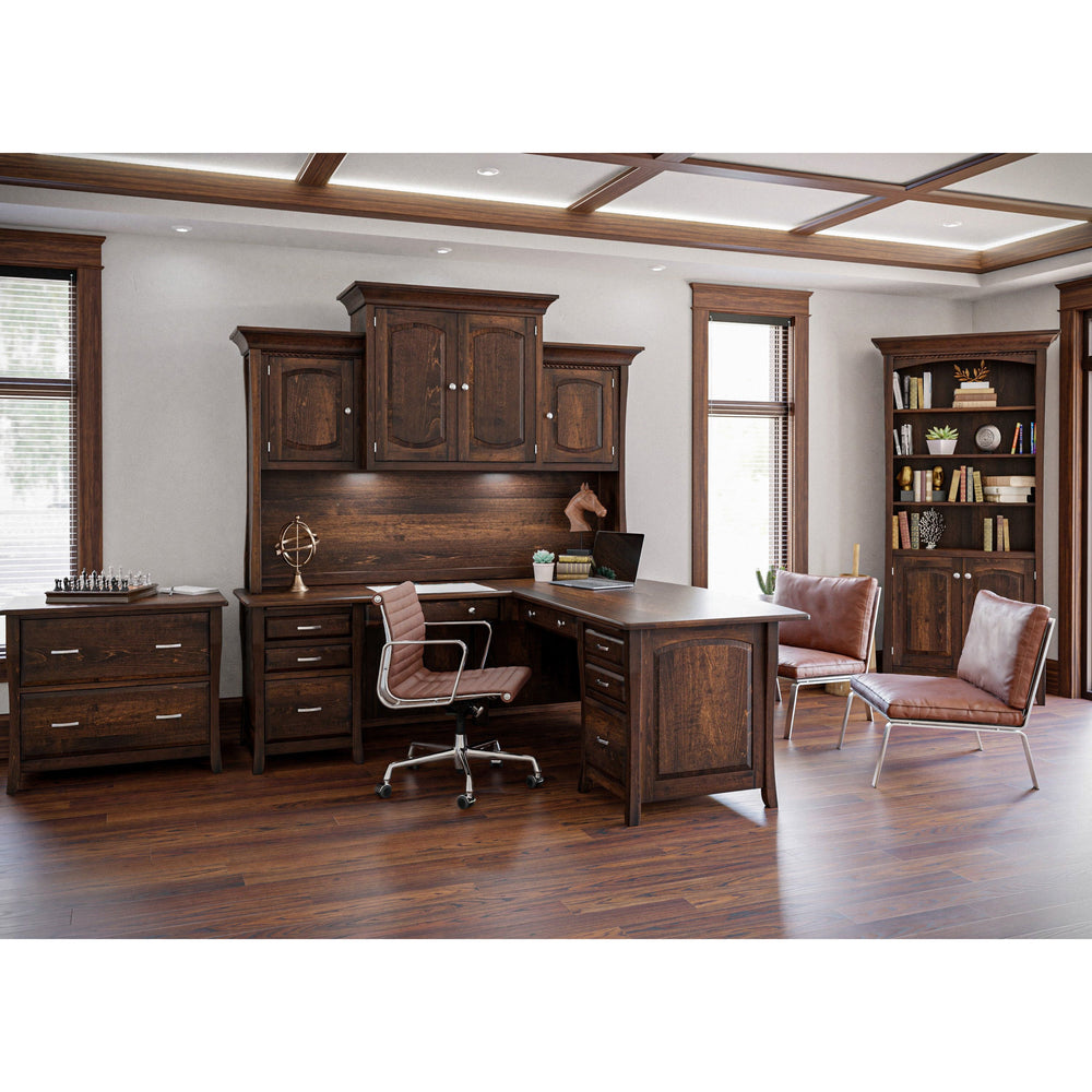 QW Amish Berkley Executive Desk