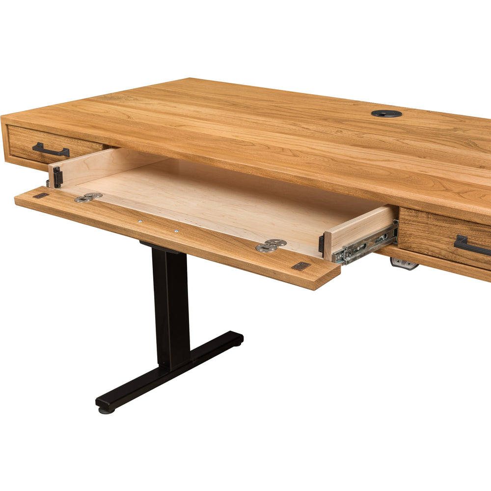 QW Amish Bordeaux Lift Desk