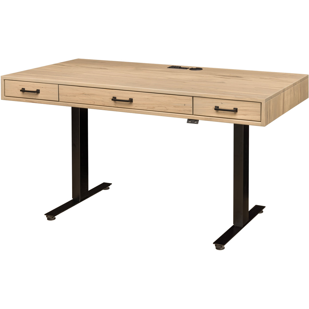 QW Amish Bordeaux Lift Desk