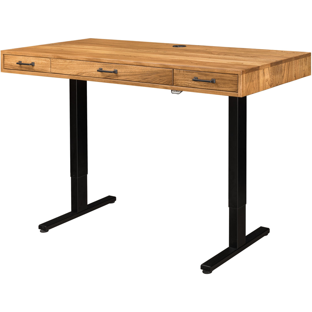 QW Amish Bordeaux Lift Desk