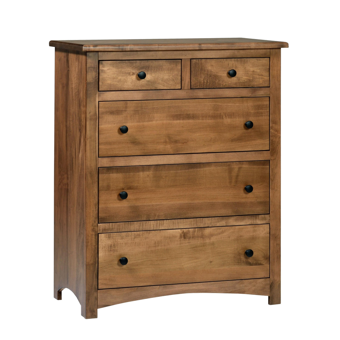 QW Amish Charlotte 5 Drawer Chest