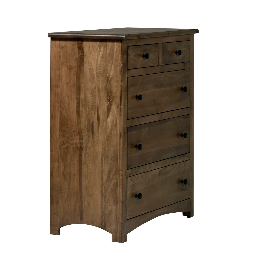 QW Amish Charlotte 5 Drawer Chest