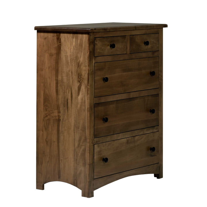 QW Amish Charlotte 5 Drawer Chest