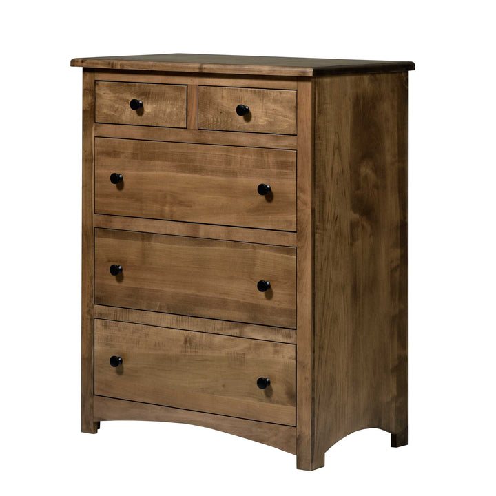 QW Amish Charlotte 5 Drawer Chest