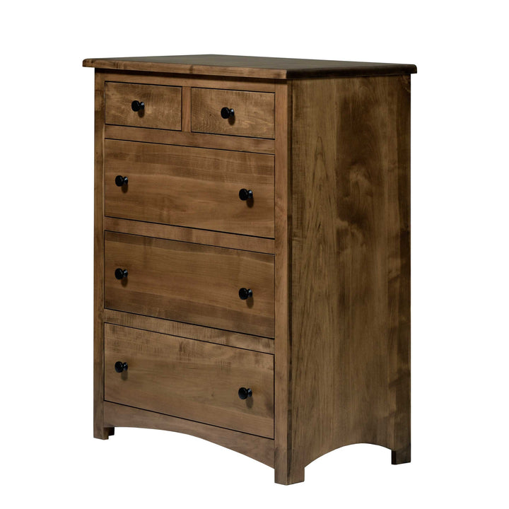 QW Amish Charlotte 5 Drawer Chest