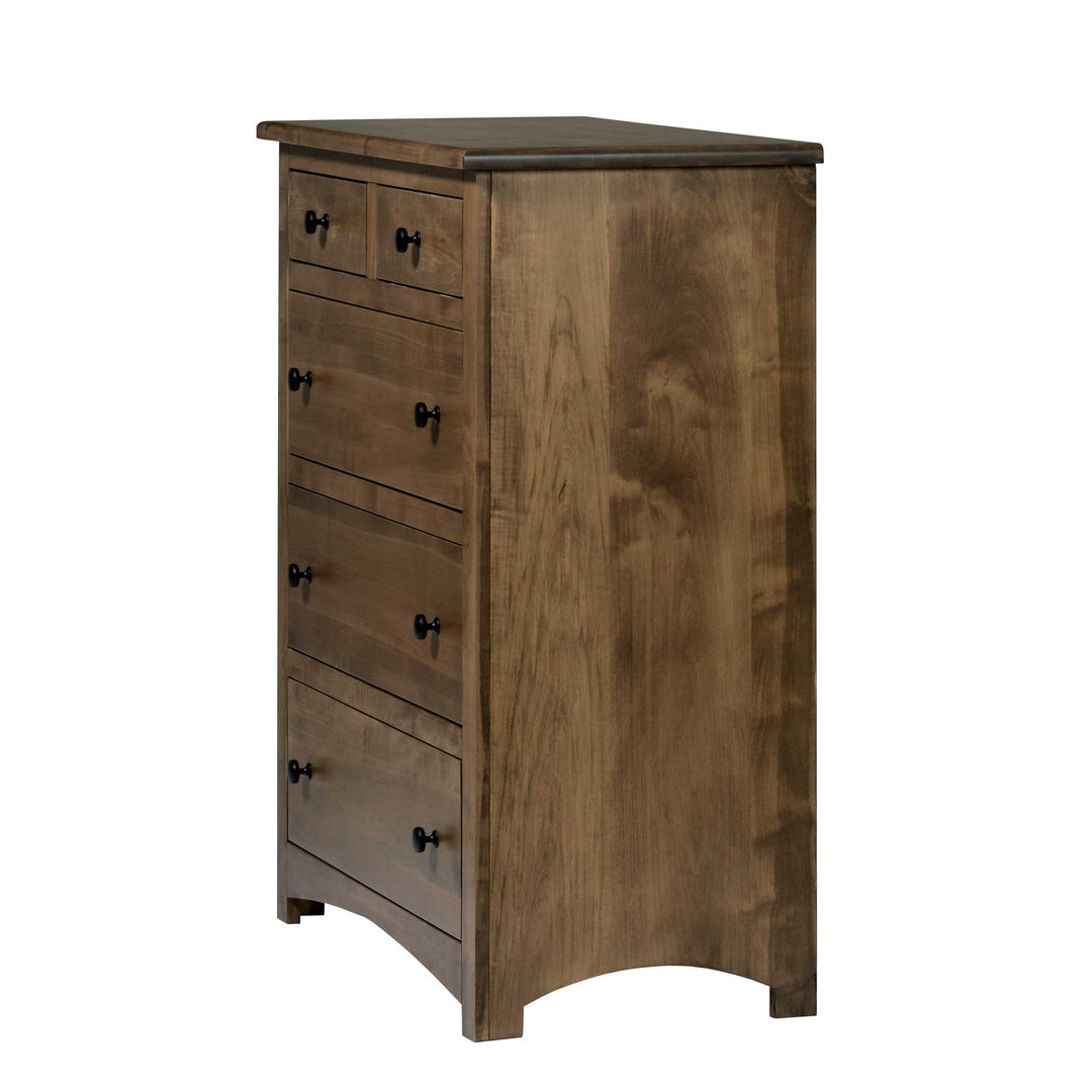 QW Amish Charlotte 5 Drawer Chest