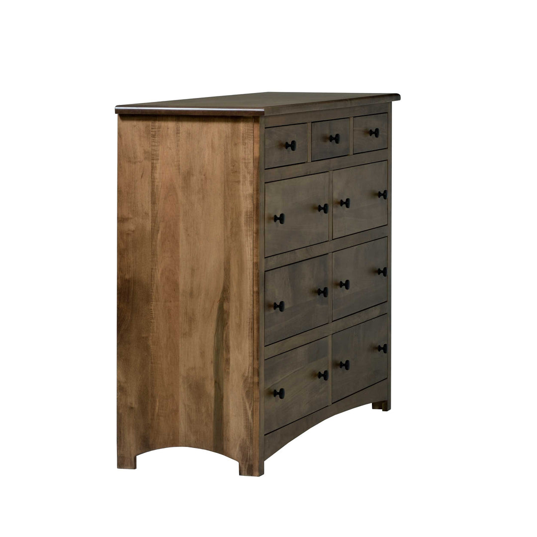 QW Amish Charlotte High Dresser w/ Optional Mirror