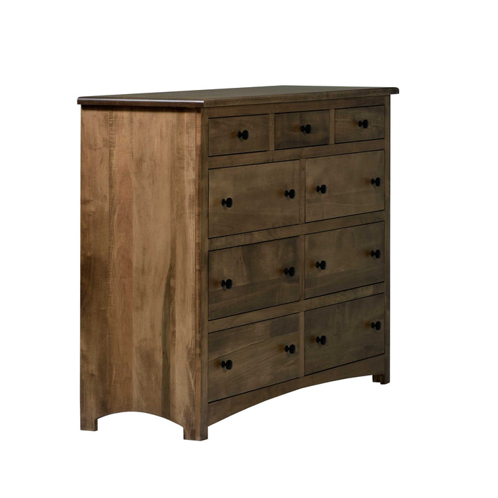 QW Amish Charlotte High Dresser w/ Optional Mirror