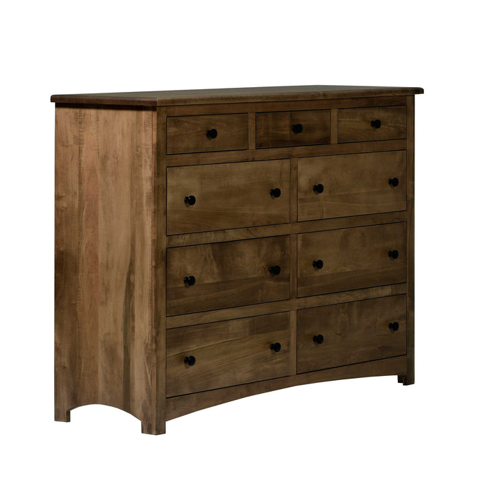 QW Amish Charlotte High Dresser w/ Optional Mirror