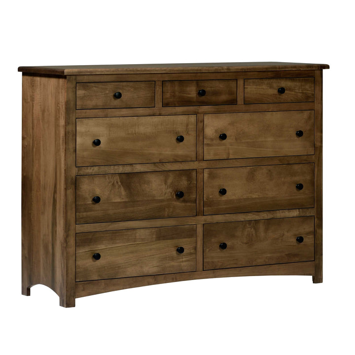 QW Amish Charlotte High Dresser w/ Optional Mirror