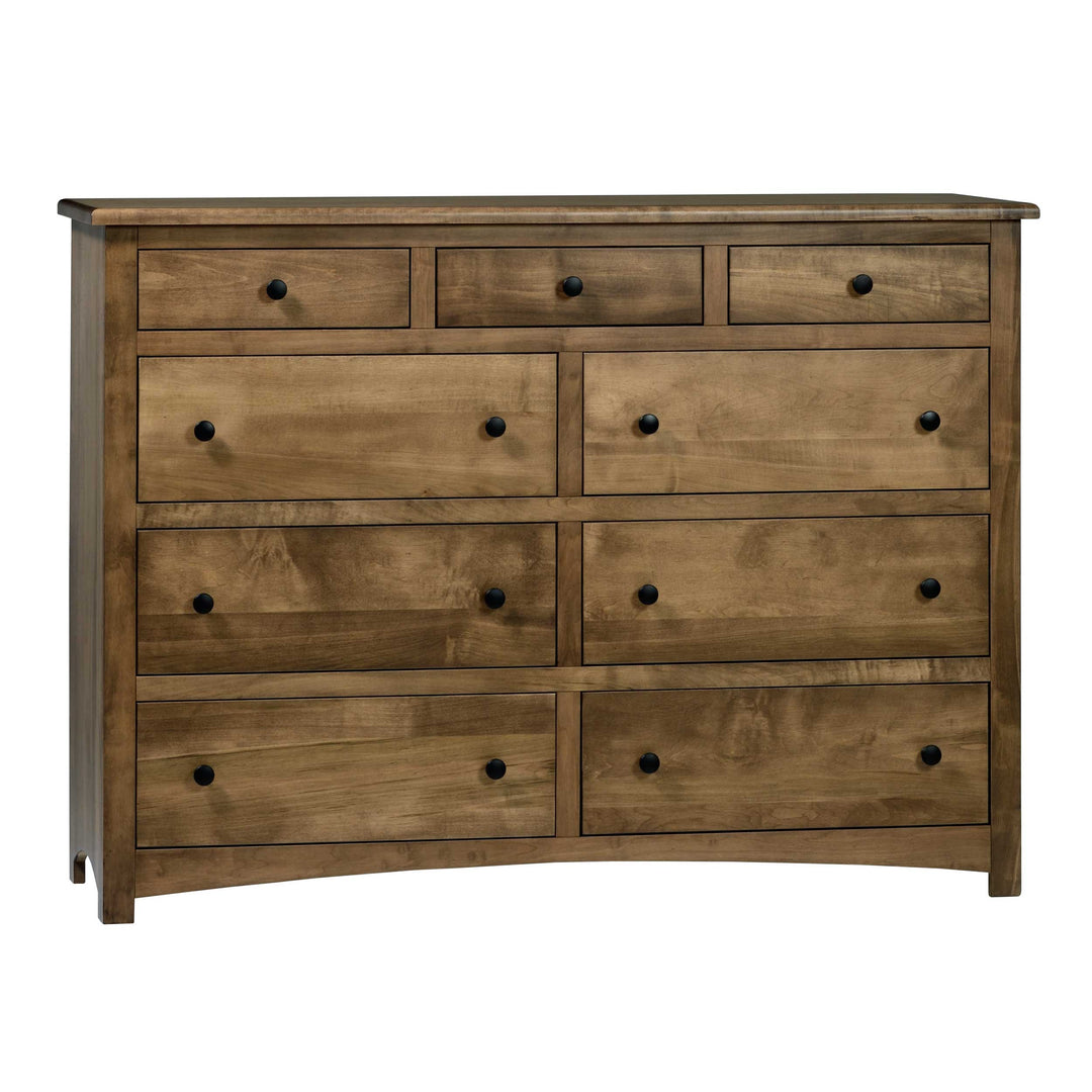 QW Amish Charlotte High Dresser w/ Optional Mirror