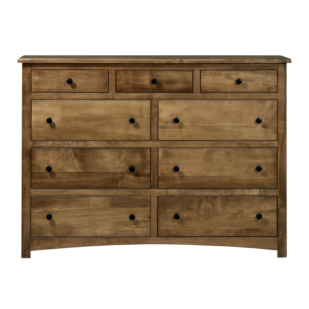 QW Amish Charlotte High Dresser w/ Optional Mirror