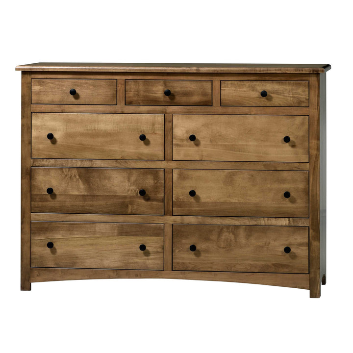 QW Amish Charlotte High Dresser w/ Optional Mirror