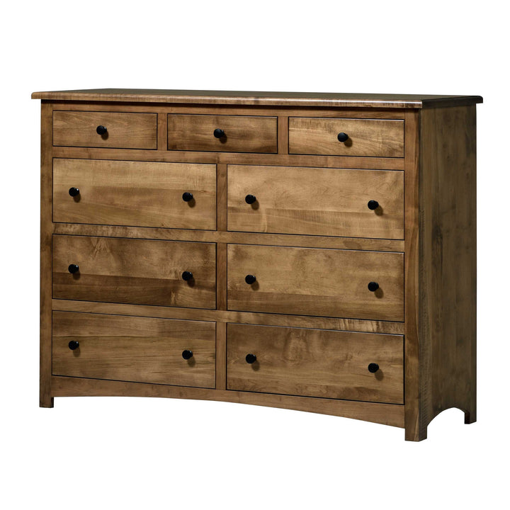 QW Amish Charlotte High Dresser w/ Optional Mirror