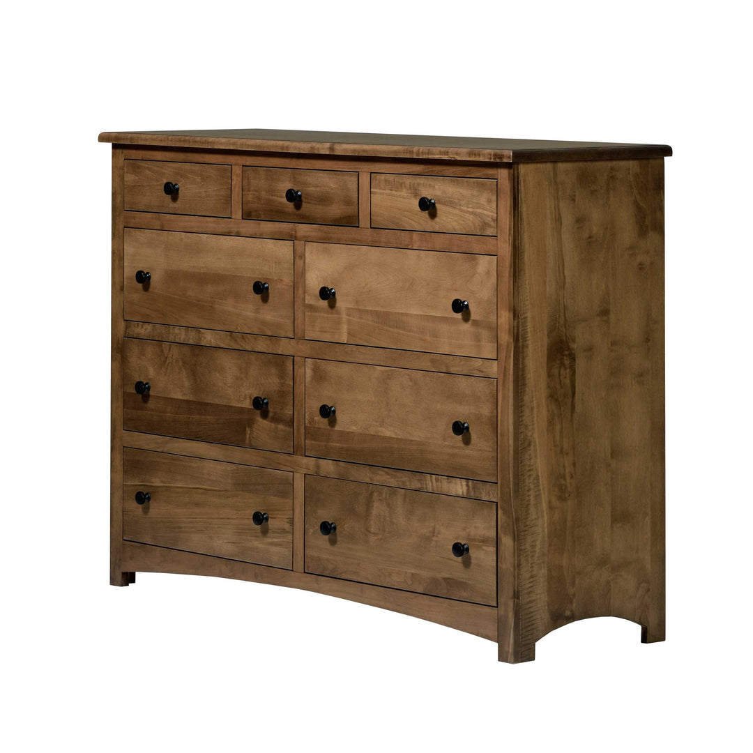 QW Amish Charlotte High Dresser w/ Optional Mirror