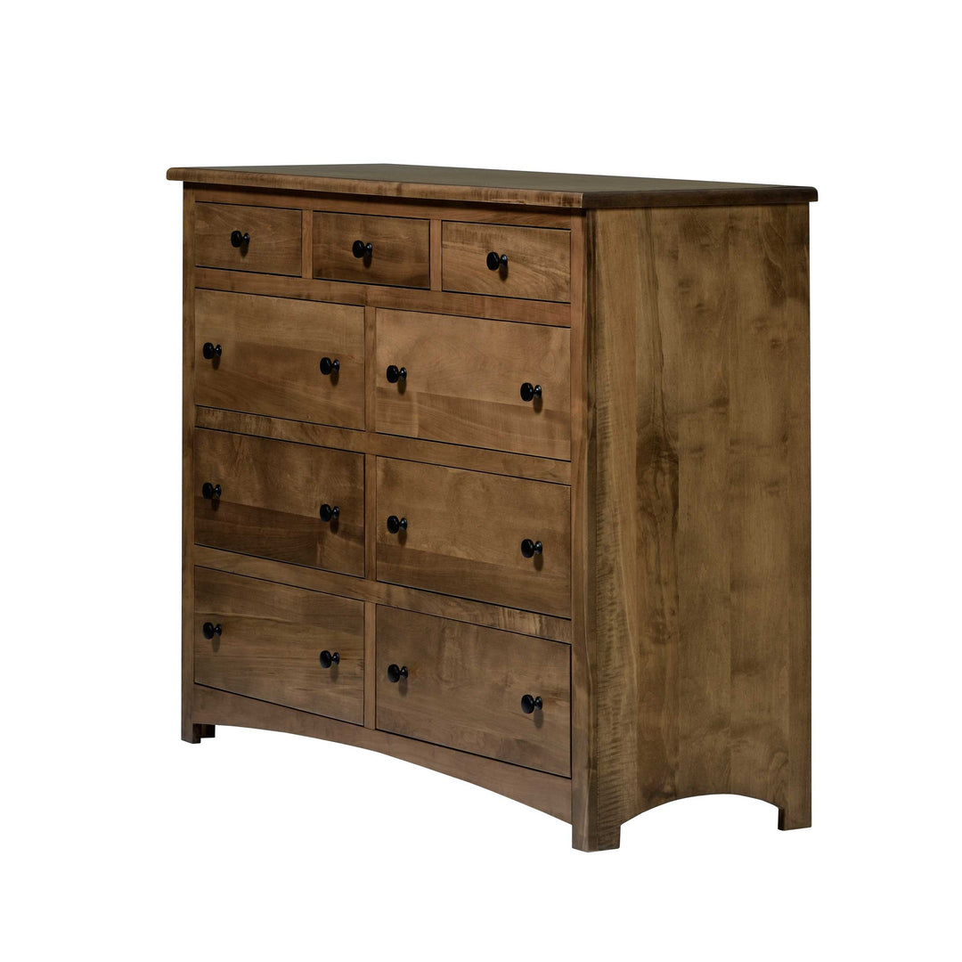 QW Amish Charlotte High Dresser w/ Optional Mirror