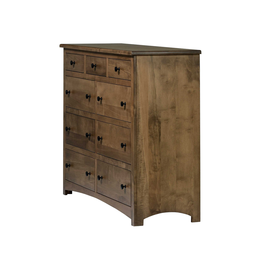 QW Amish Charlotte High Dresser w/ Optional Mirror