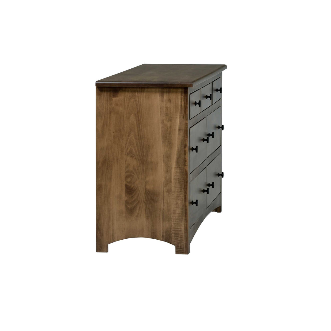 QW Amish Charlotte Low Dresser w/ Optional Mirror