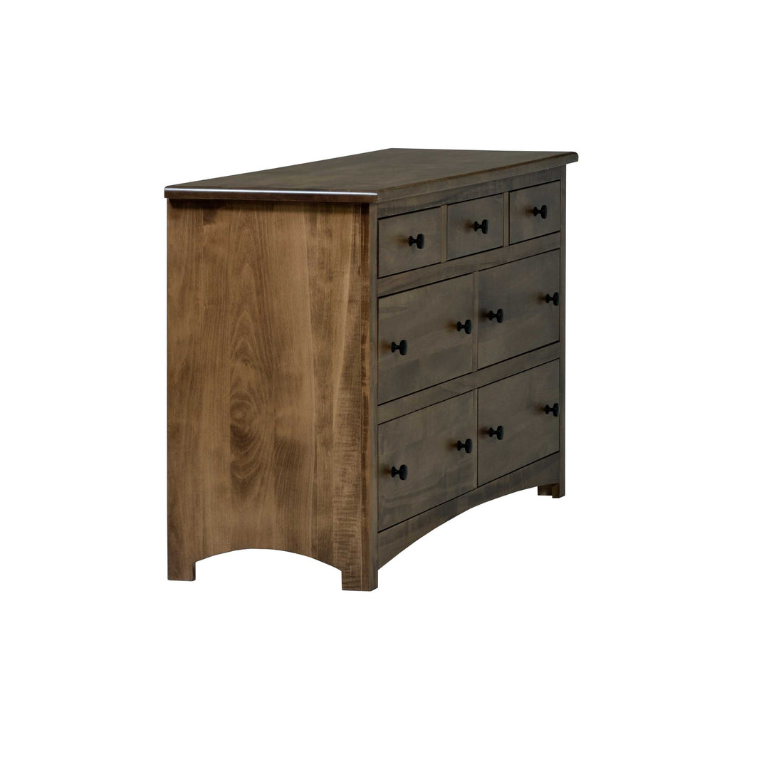 QW Amish Charlotte Low Dresser w/ Optional Mirror