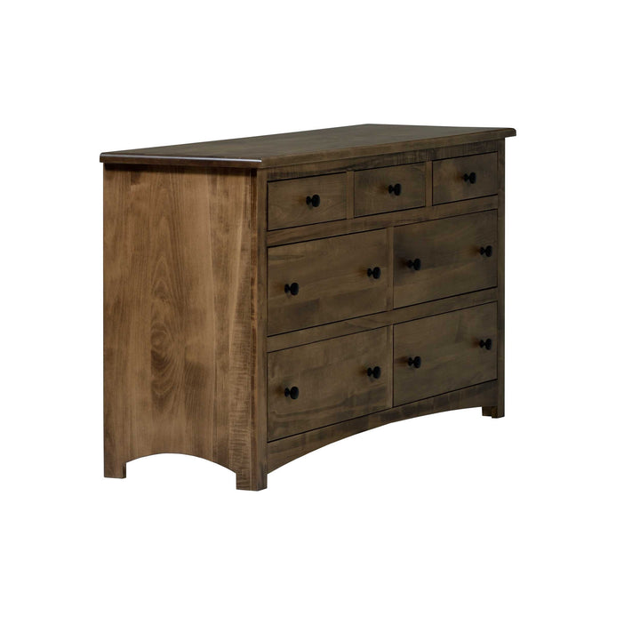 QW Amish Charlotte Low Dresser w/ Optional Mirror