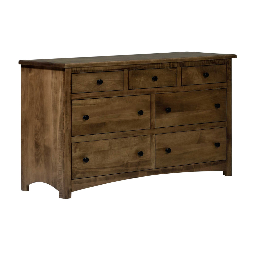 QW Amish Charlotte Low Dresser w/ Optional Mirror