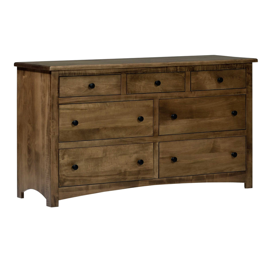 QW Amish Charlotte Low Dresser w/ Optional Mirror