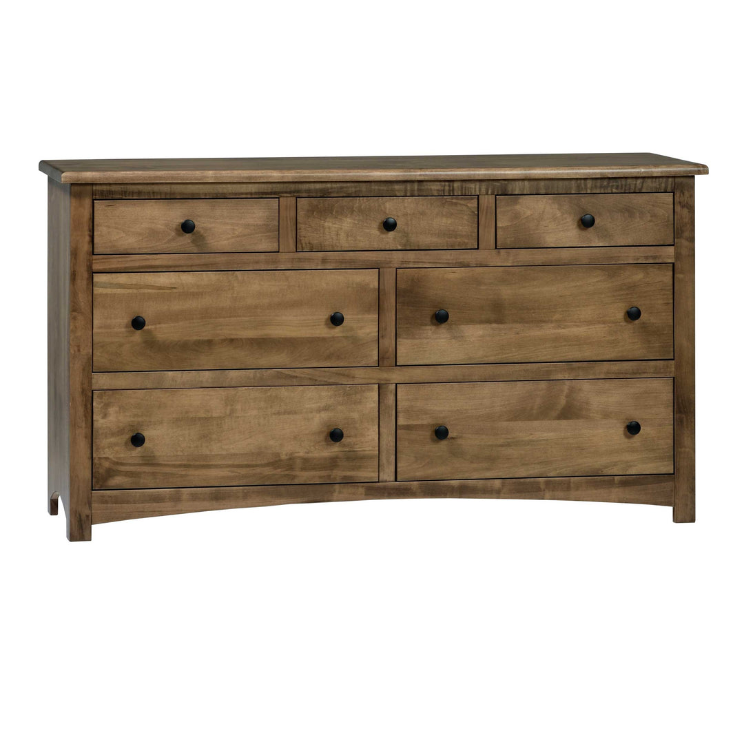 QW Amish Charlotte Low Dresser w/ Optional Mirror