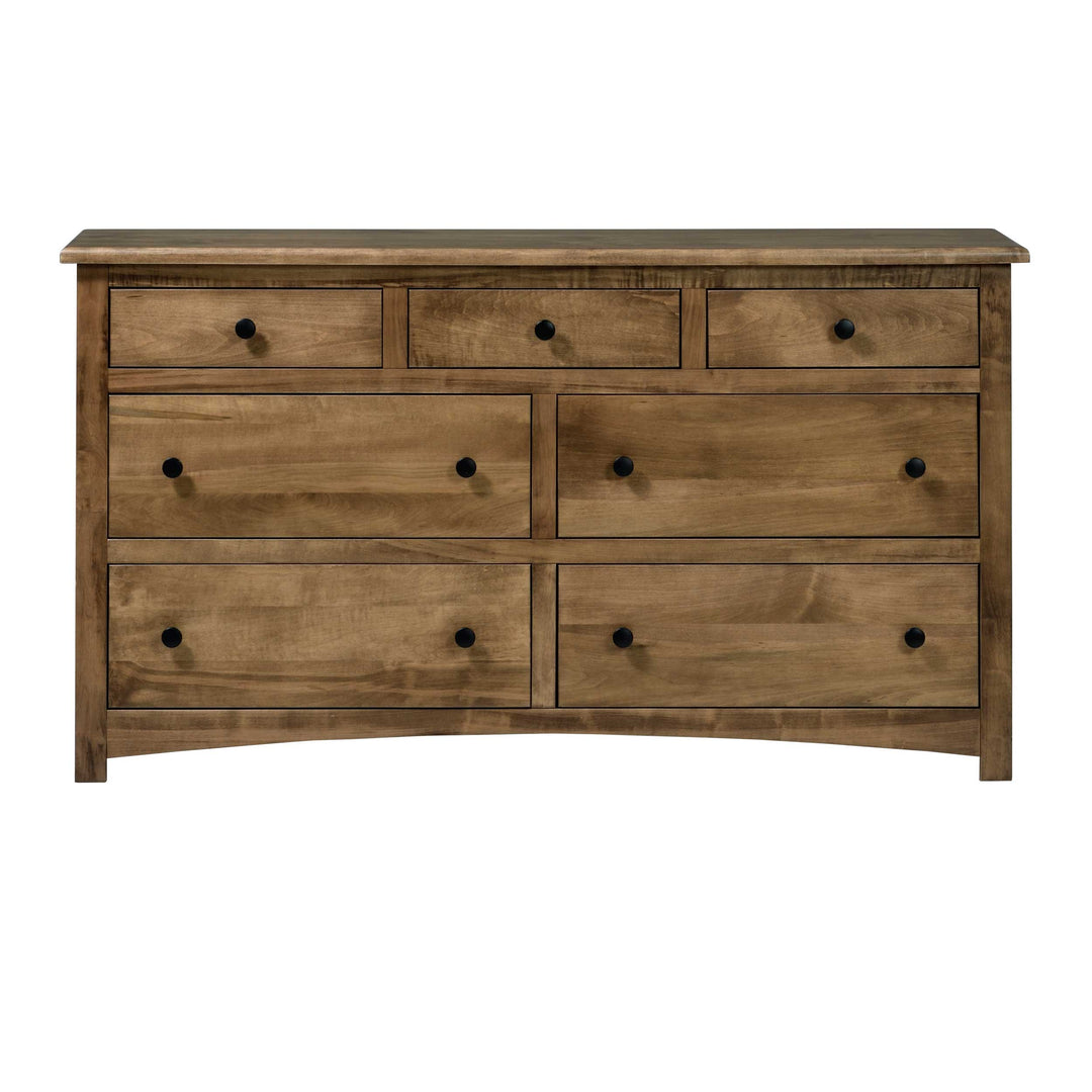 QW Amish Charlotte Low Dresser w/ Optional Mirror