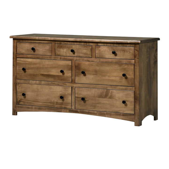 QW Amish Charlotte Low Dresser w/ Optional Mirror