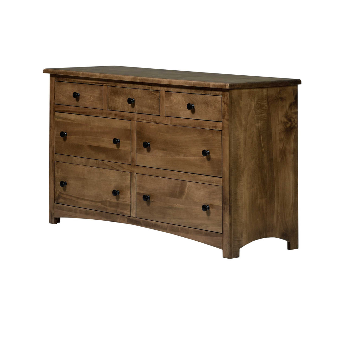 QW Amish Charlotte Low Dresser w/ Optional Mirror