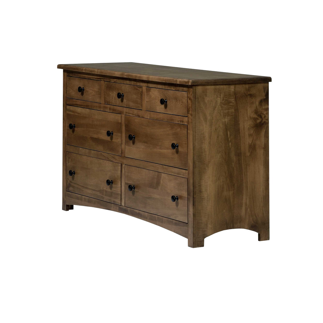 QW Amish Charlotte Low Dresser w/ Optional Mirror