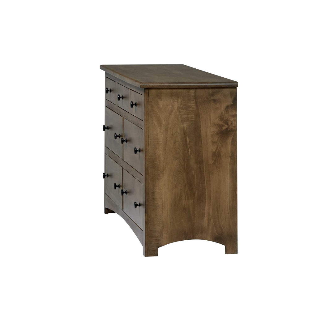 QW Amish Charlotte Low Dresser w/ Optional Mirror