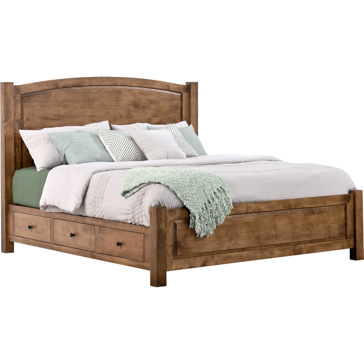 QW Amish Charlotte Storage Bed