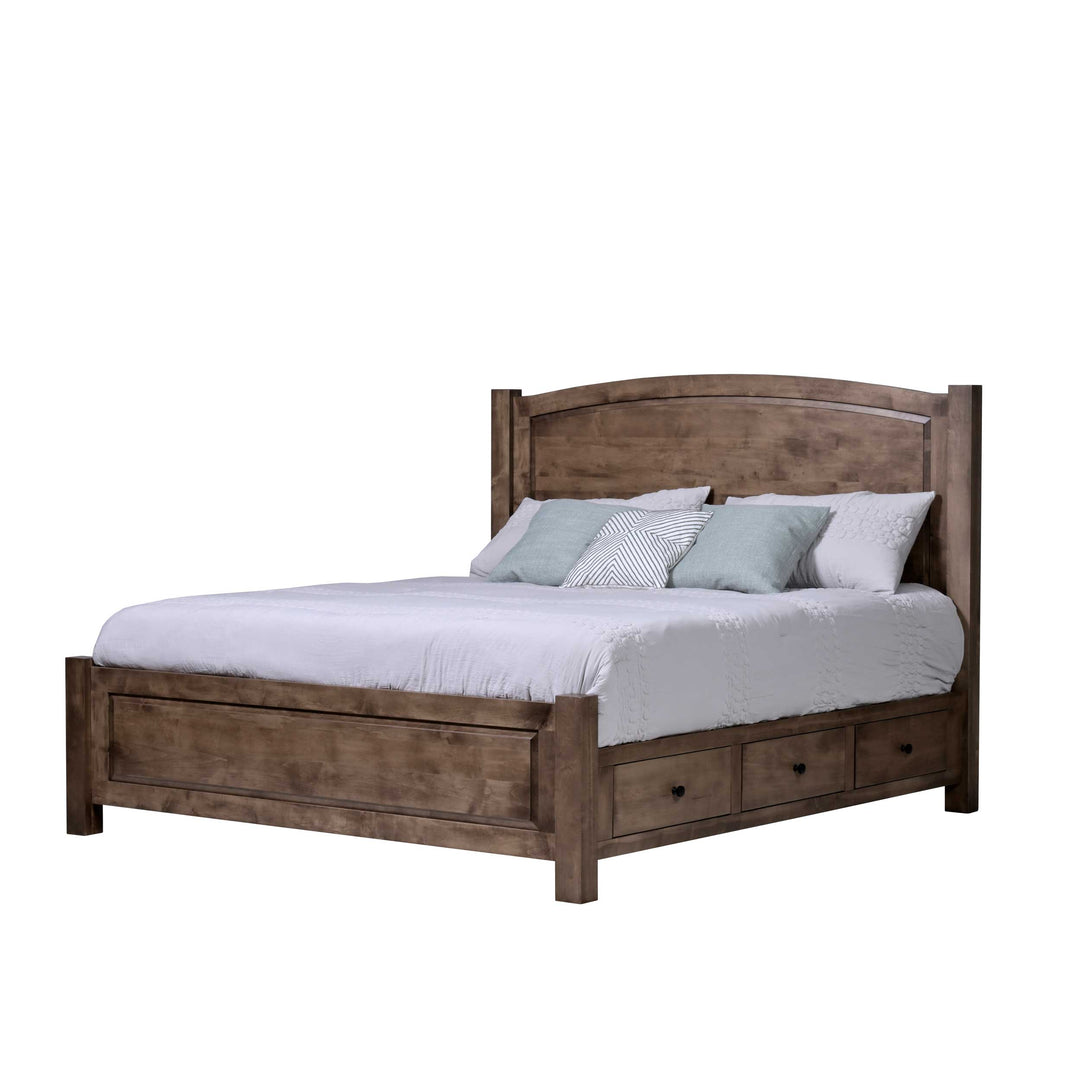 QW Amish Charlotte Storage Bed