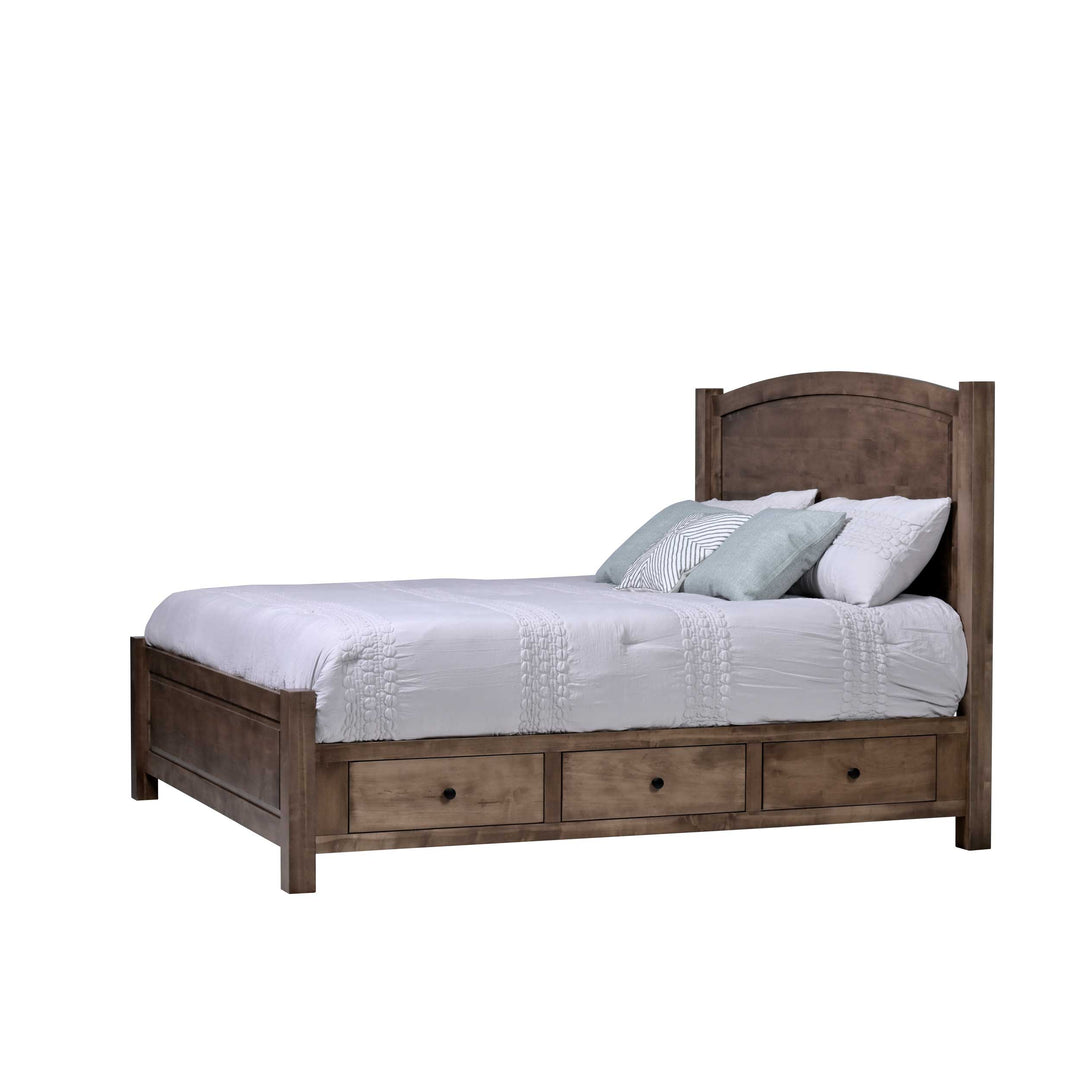 QW Amish Charlotte Storage Bed