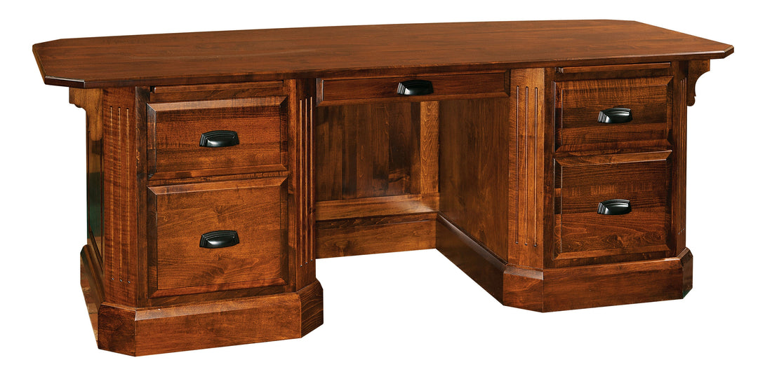 QW Amish Classic Saturn Executive Desk