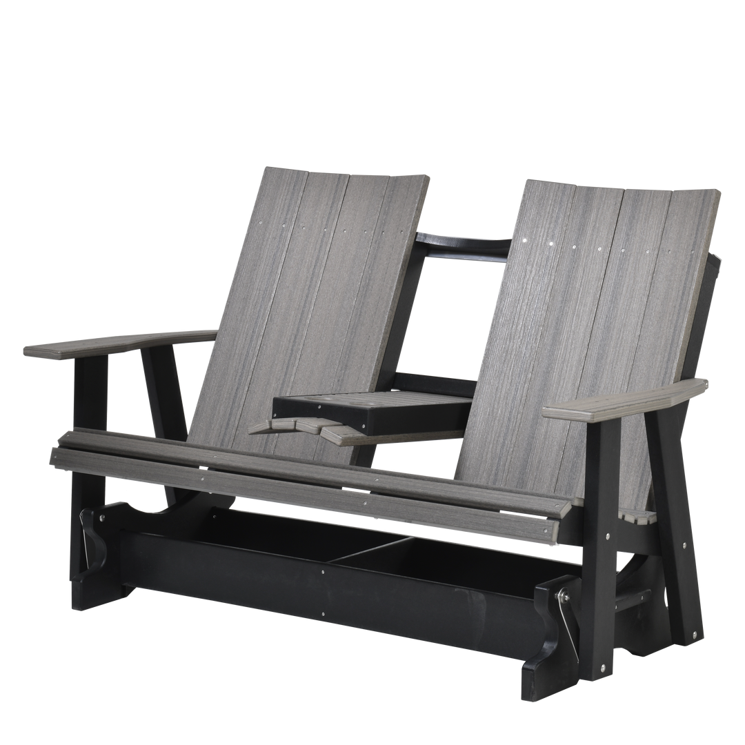 QW Amish Contempo Adirondack Triple Glider