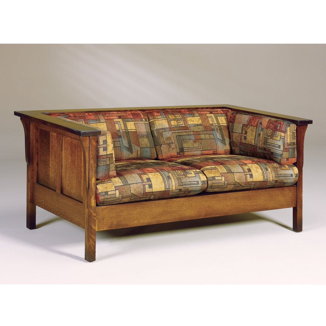 QW Amish Cubic Panel Loveseat