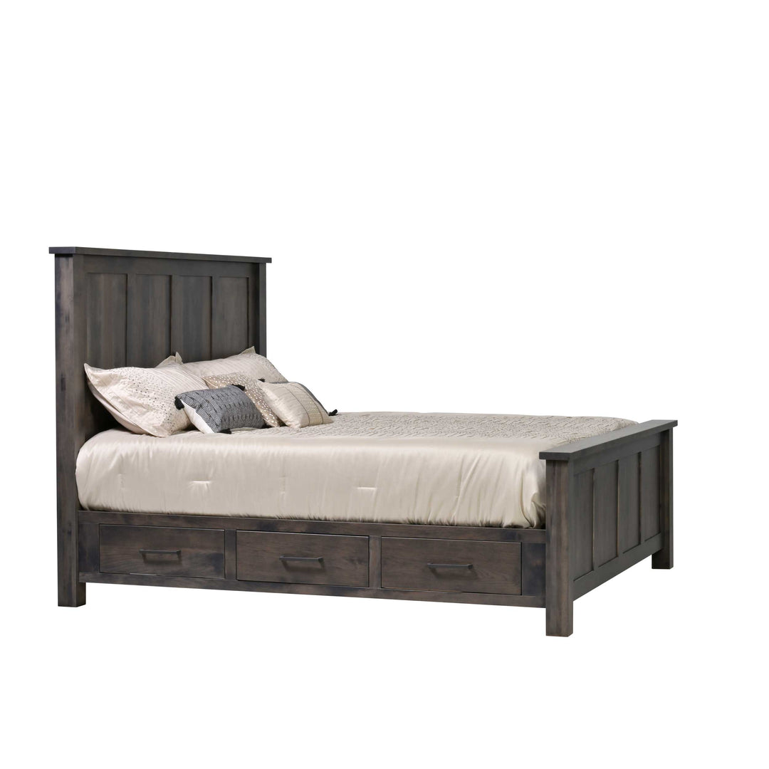 QW Amish Franklin Storage Bed