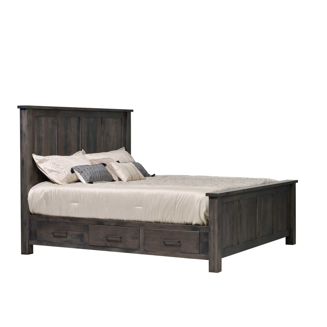 QW Amish Franklin Storage Bed