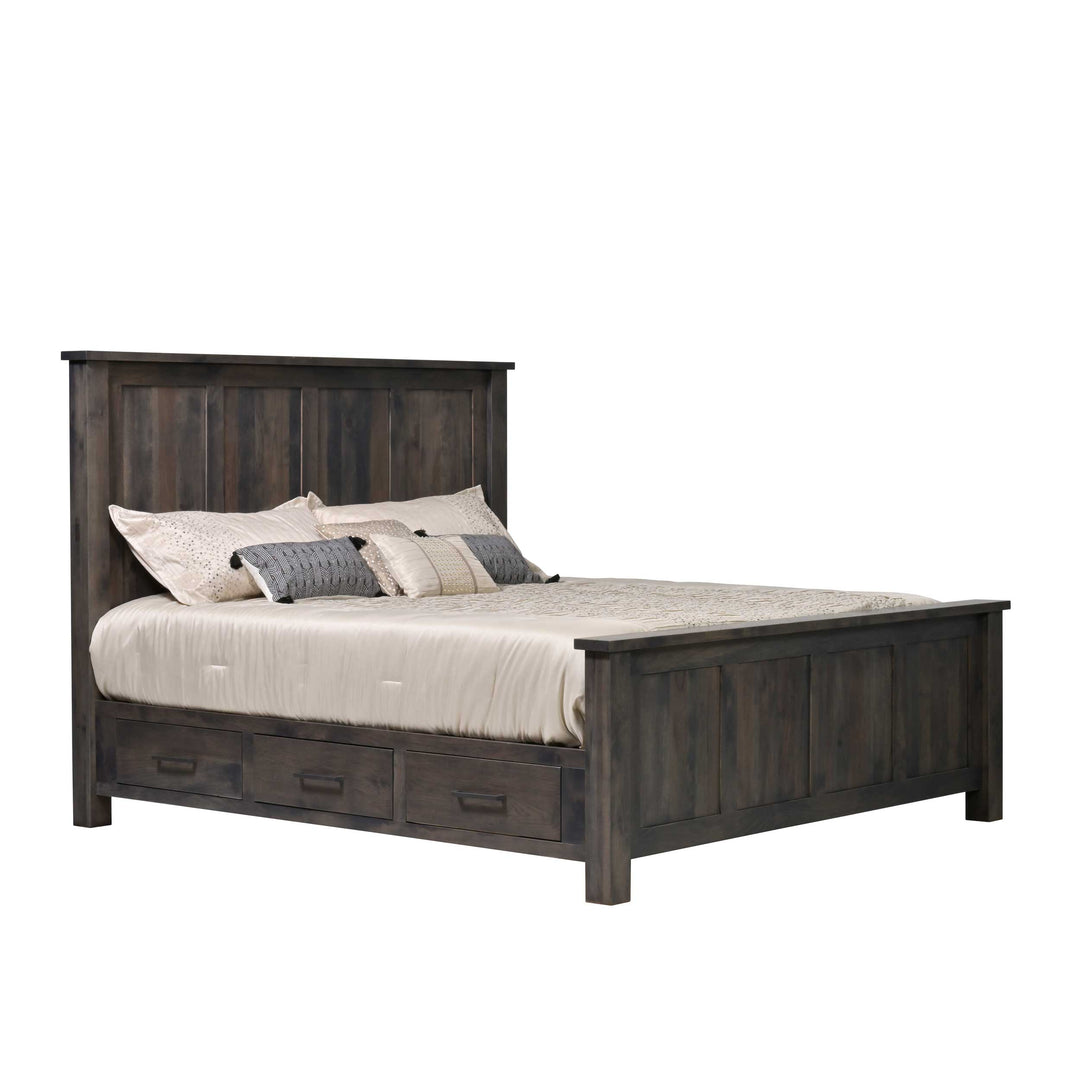 QW Amish Franklin Storage Bed