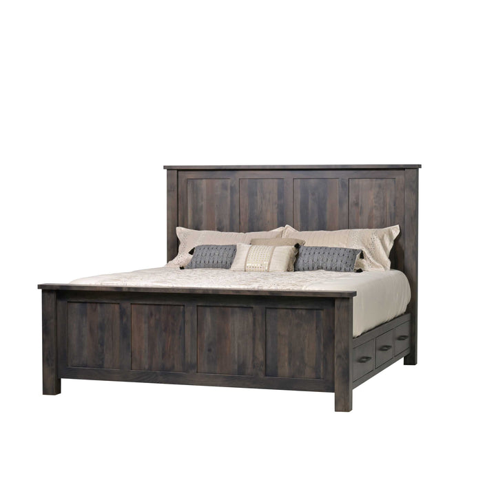 QW Amish Franklin Storage Bed