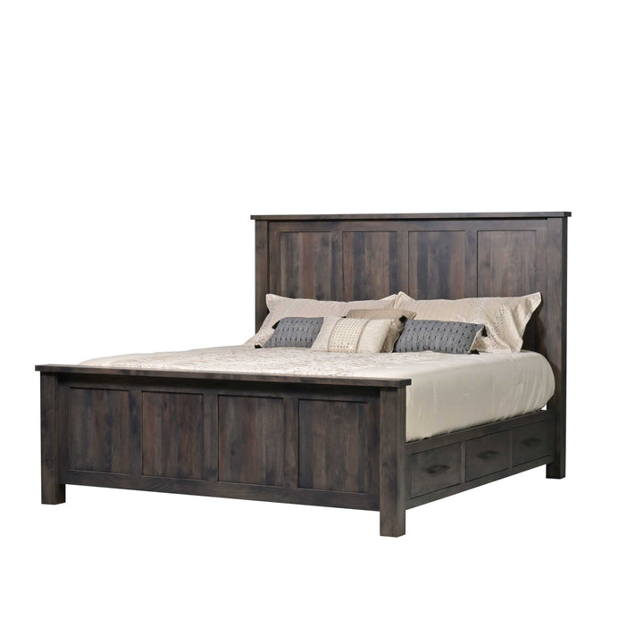 QW Amish Franklin Storage Bed