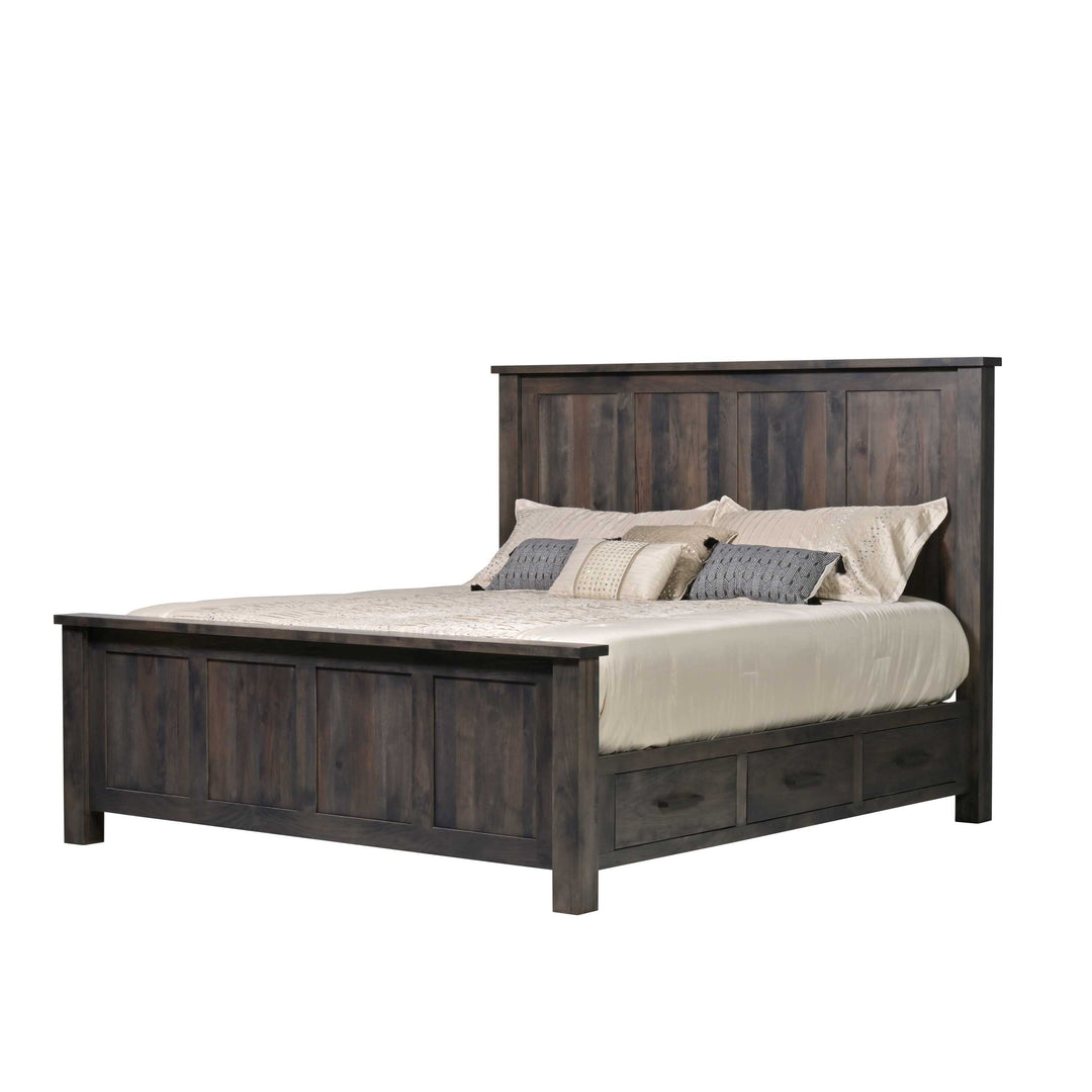 QW Amish Franklin Storage Bed