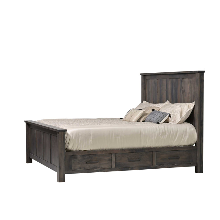 QW Amish Franklin Storage Bed