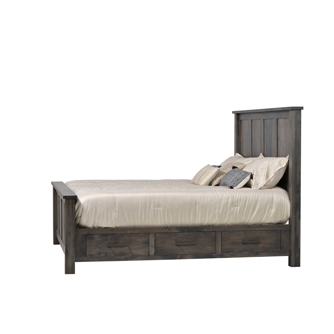 QW Amish Franklin Storage Bed