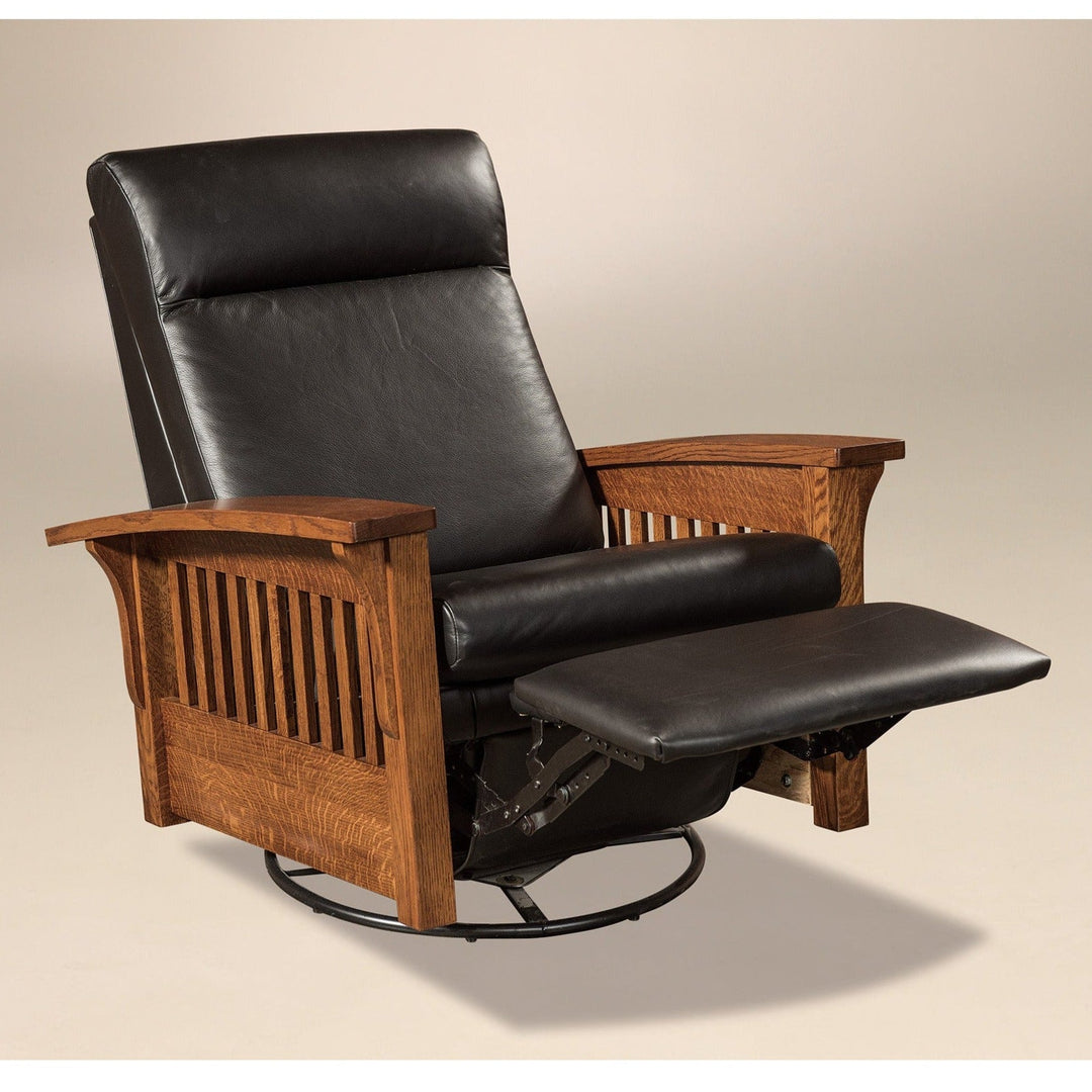 QW Amish Hoosier Swivel Glider Recliner