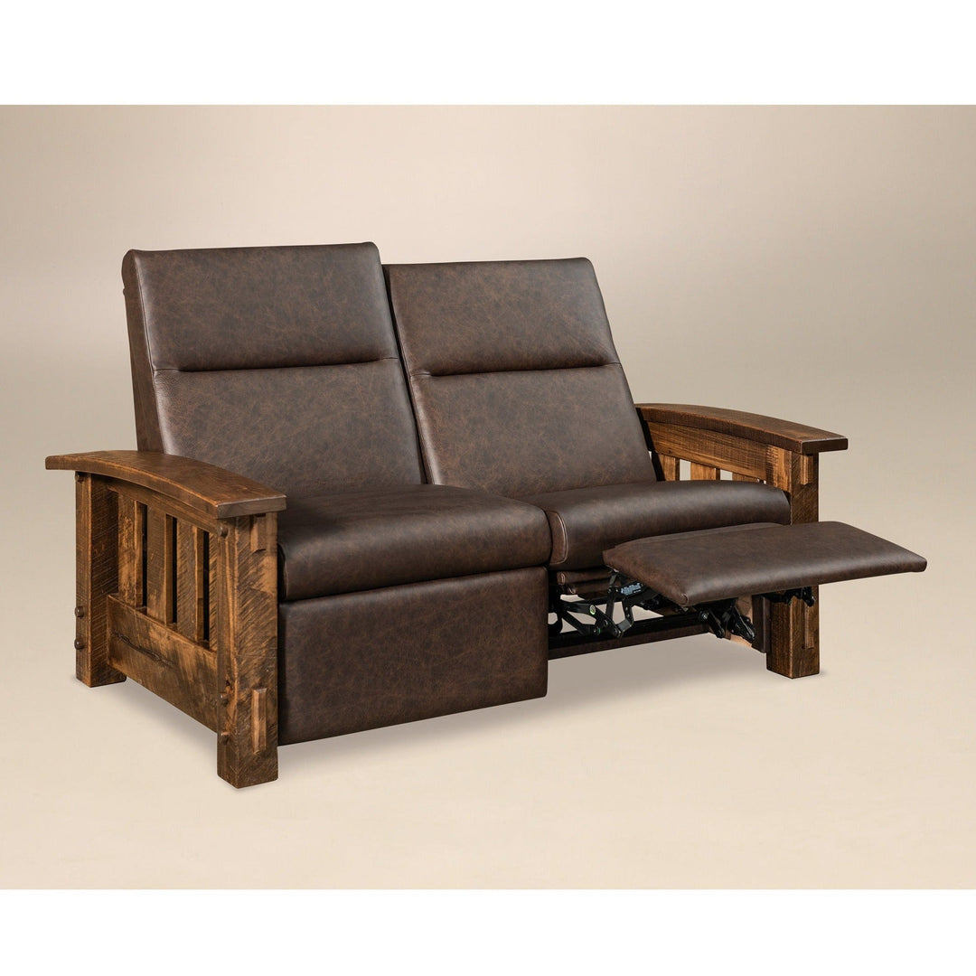 QW Amish Houston Reclining Loveseat